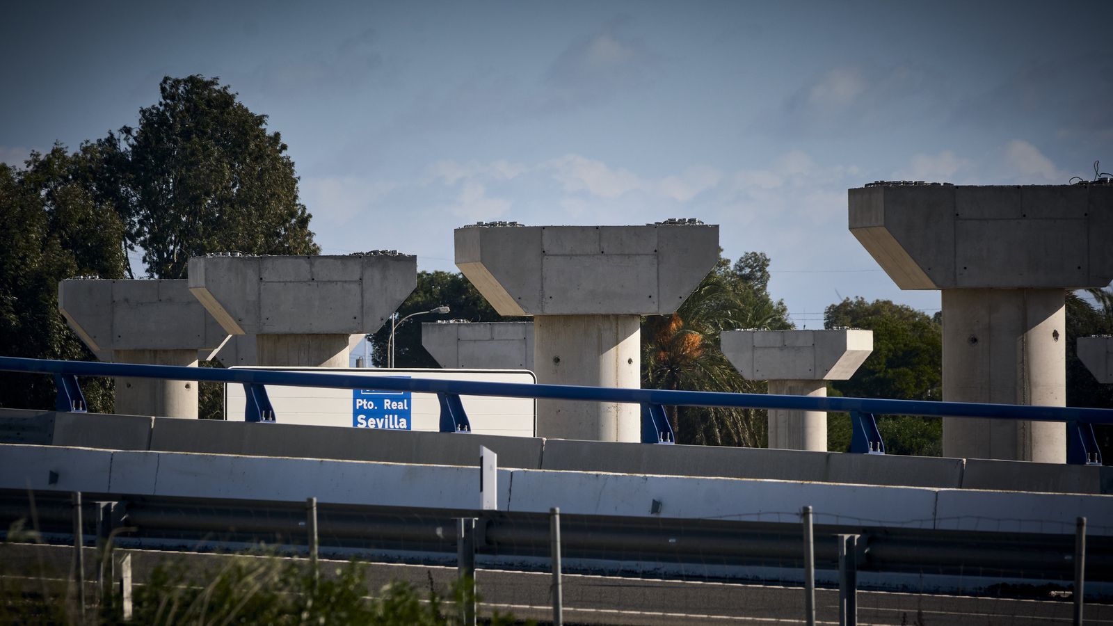 Imágenes del estado actual de la obra del trazado ferroviario de La Cabezuela