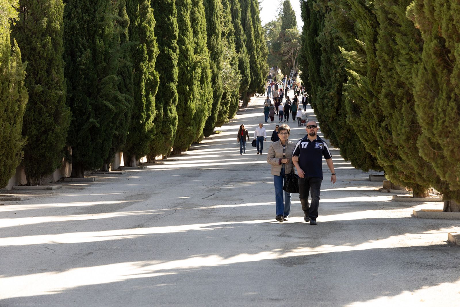 Día de Los Santos en el cementerio de San Fernando y San Eufrasio de Jaén, en imágenes