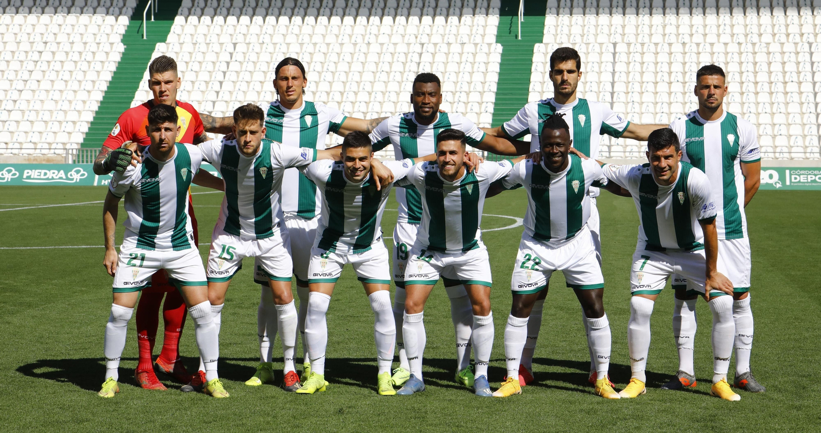Once inicial del Córdoba CF ante la Balona.