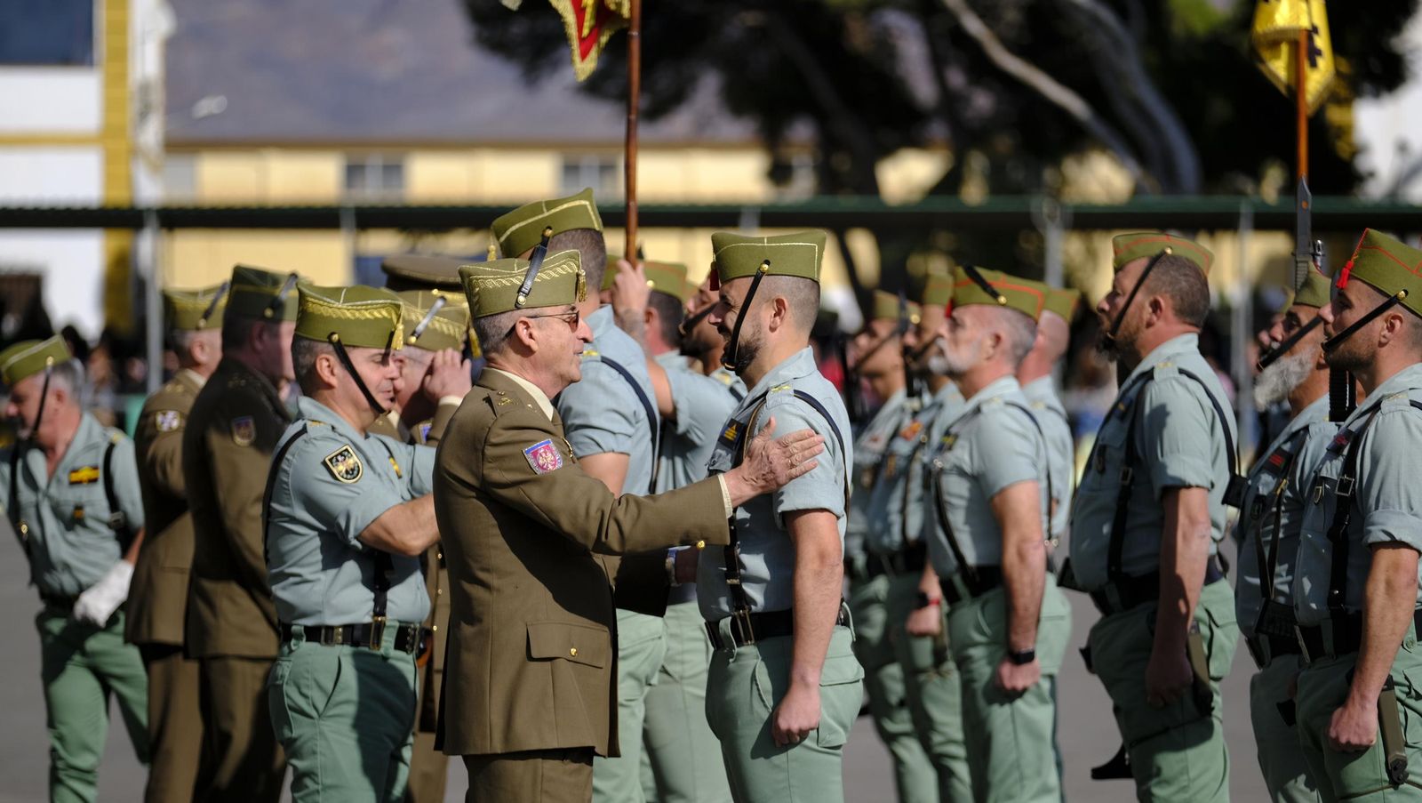 Conmemoración del Combate de Edchera en la Base Álvarez de Sotomayor de La Legión, en imágenes