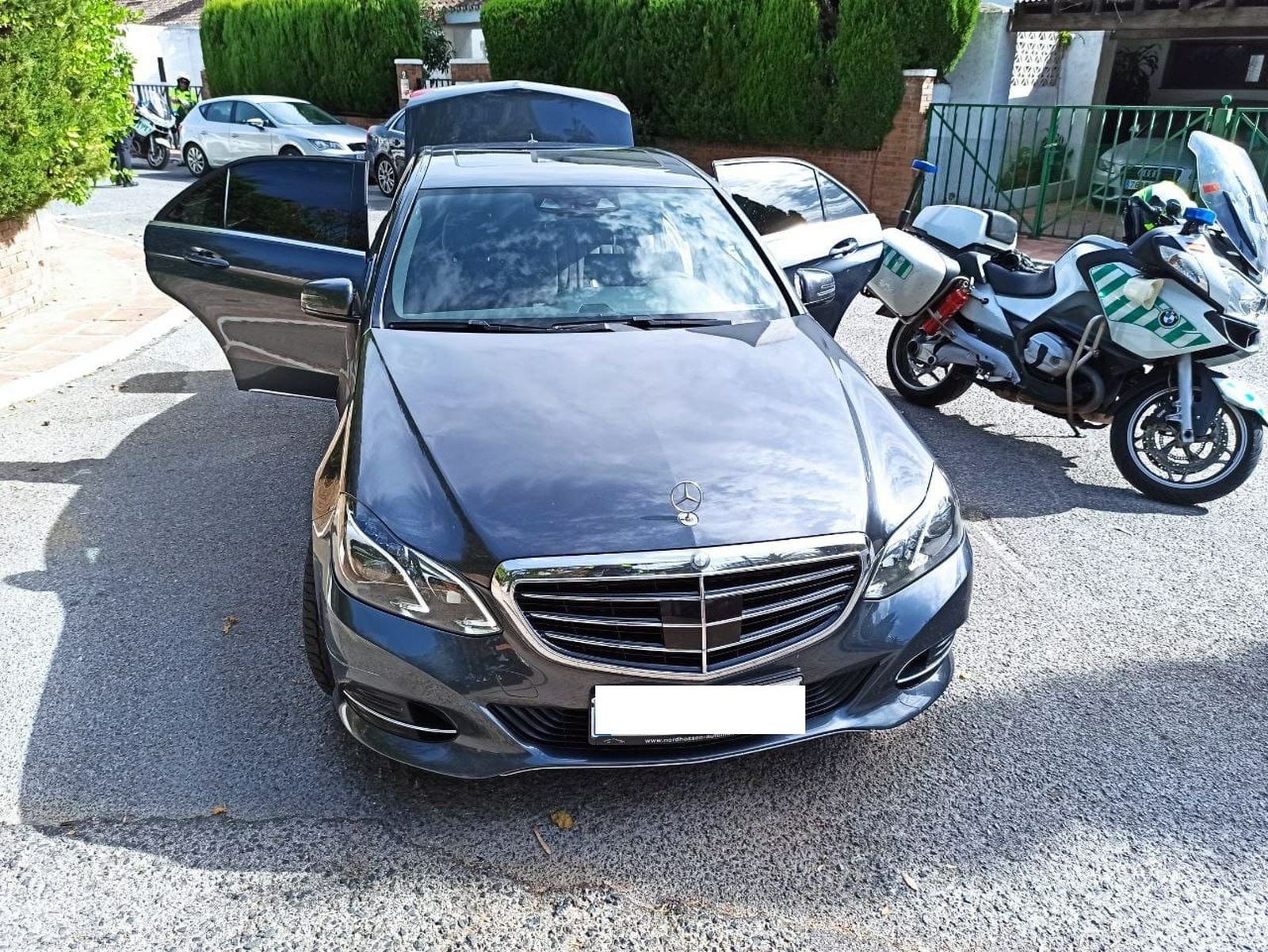 El vehículo que protagonizó la persecución en Marbella