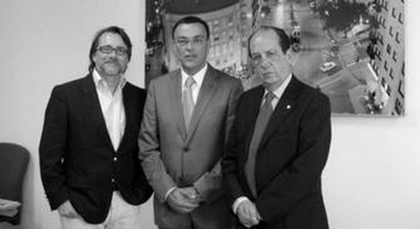 Jordi Martí, Ignacio Caraballo y José Manuel Barranco.