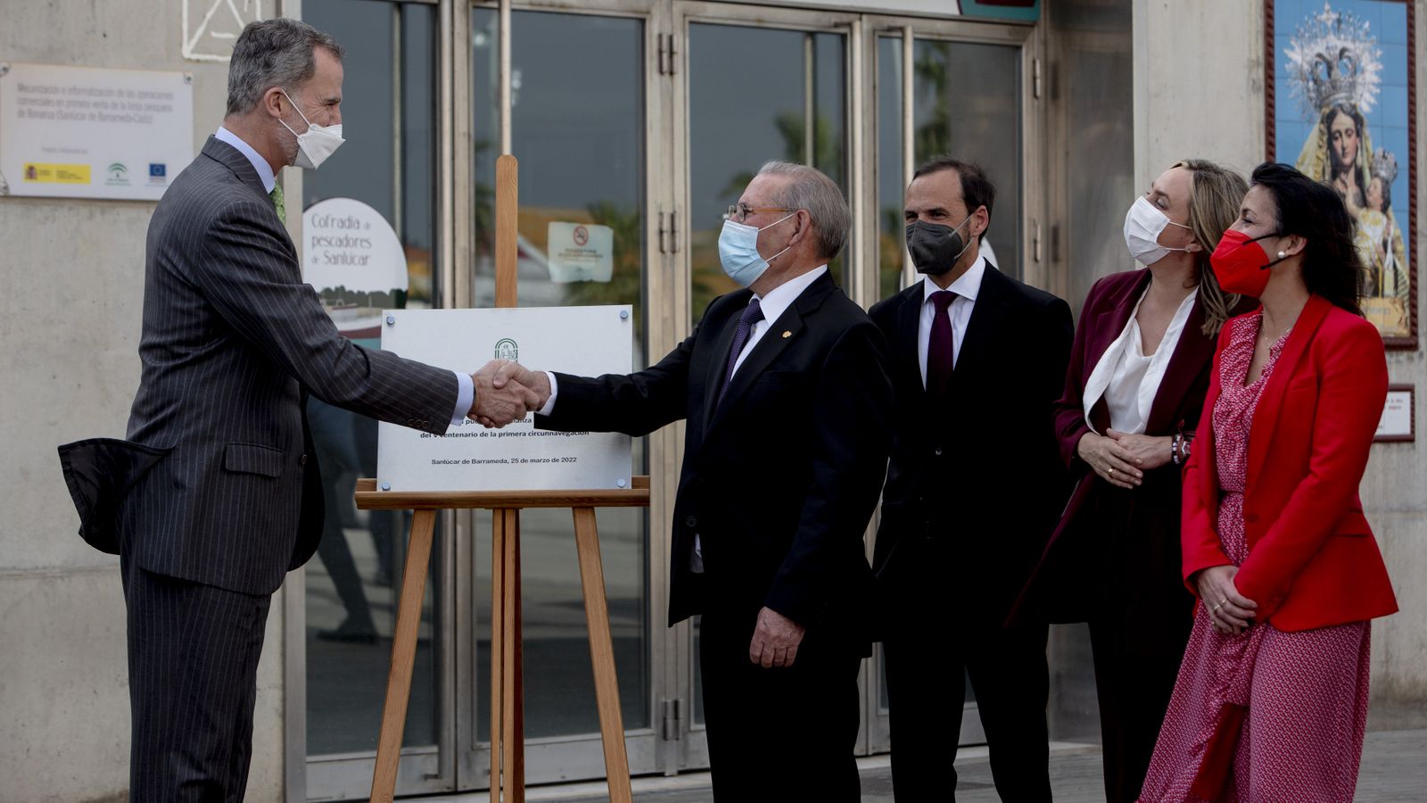 La visita del Rey Felipe VI a Sanlúcar, en imágenes