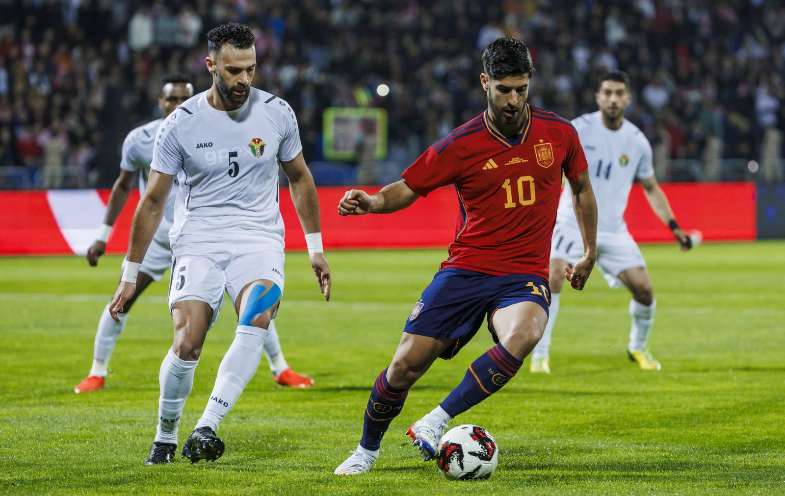 Las imágenes del Jordania - España previo al Mundial de Qatar