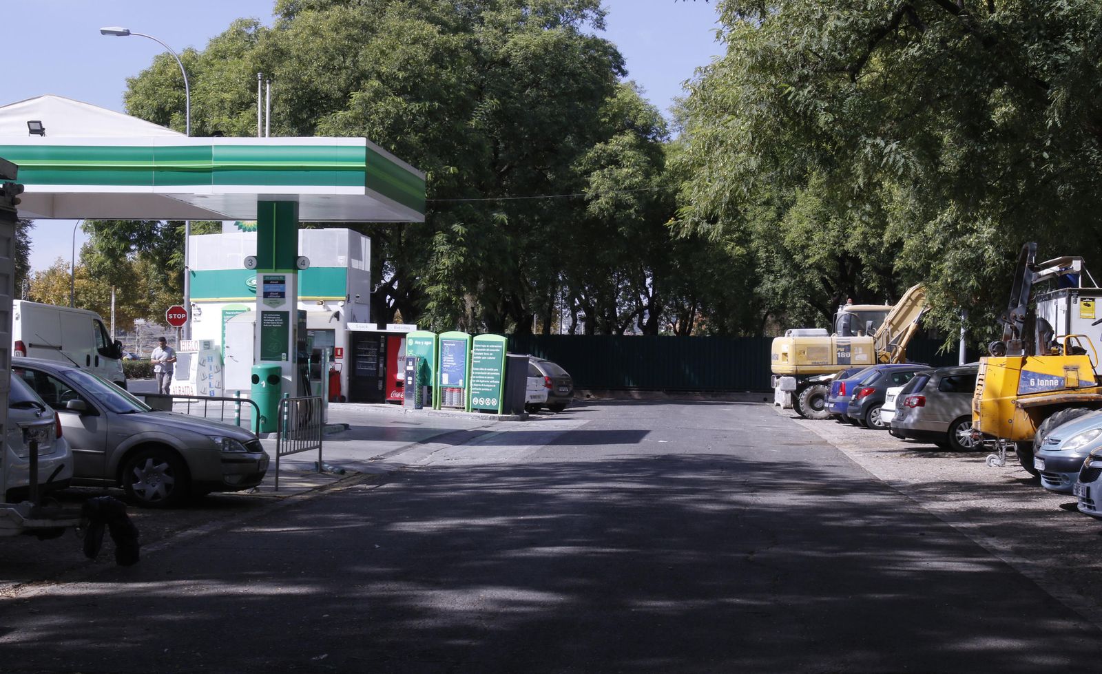 La gasolinera del Parque de los Príncipes.