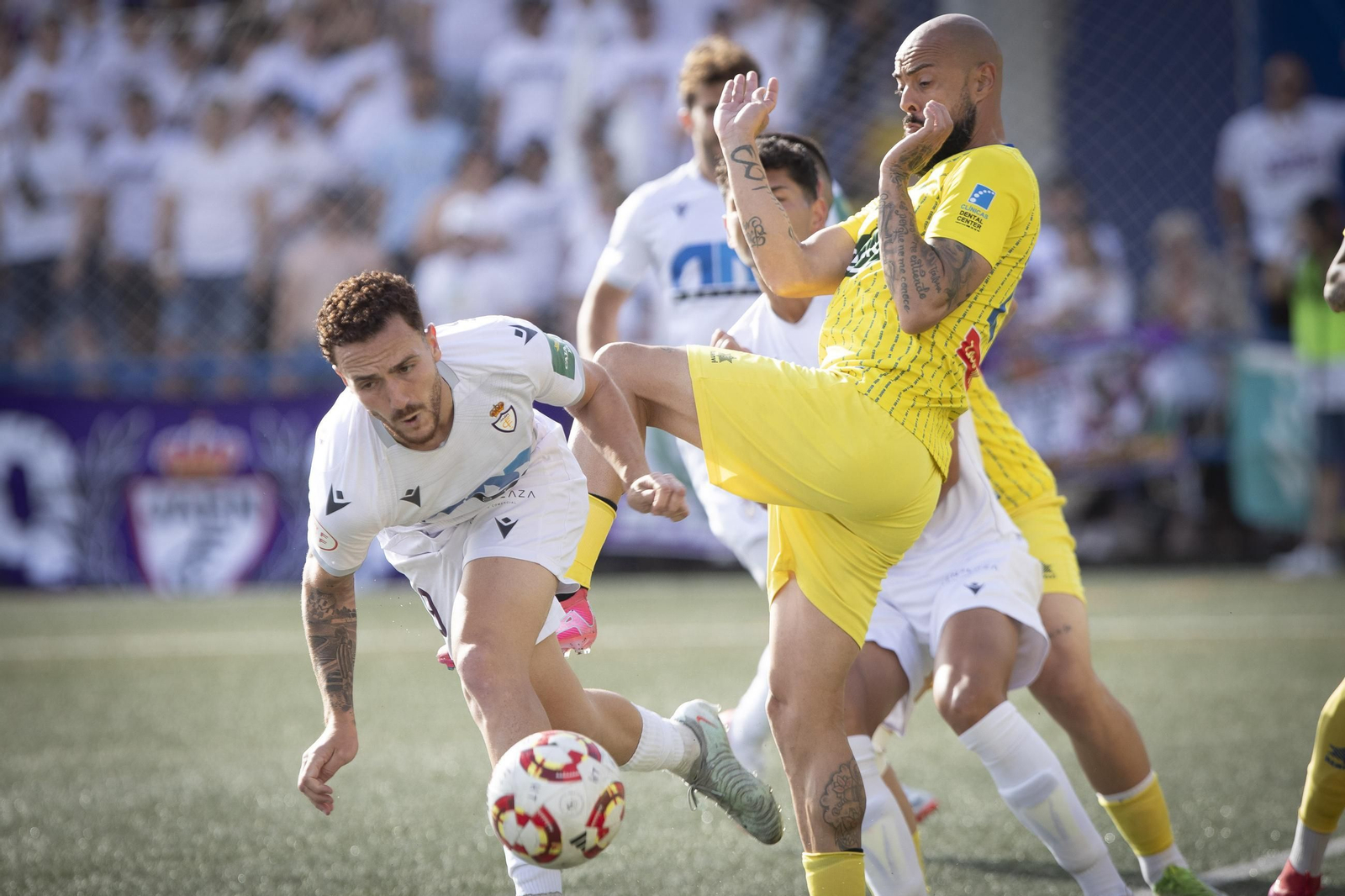 Las mejores imágenes del partido de ida entre CD Huétor Tájar y Real Jaén