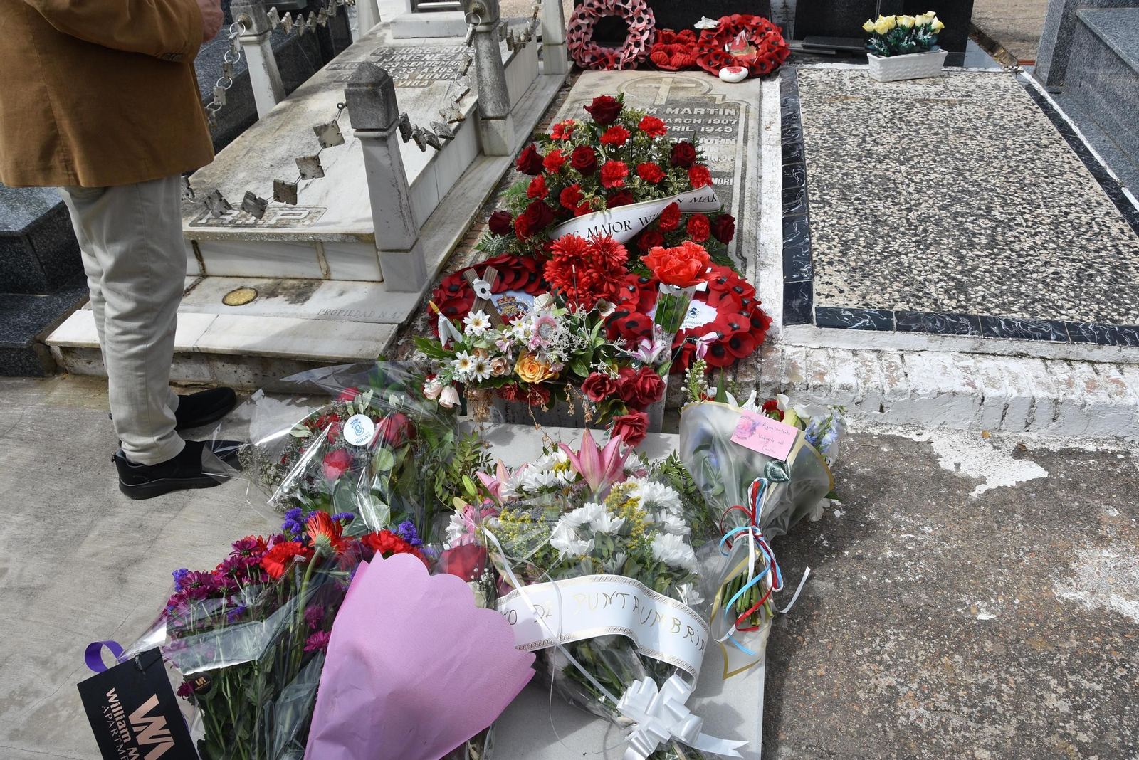 La tumba de William Martin.