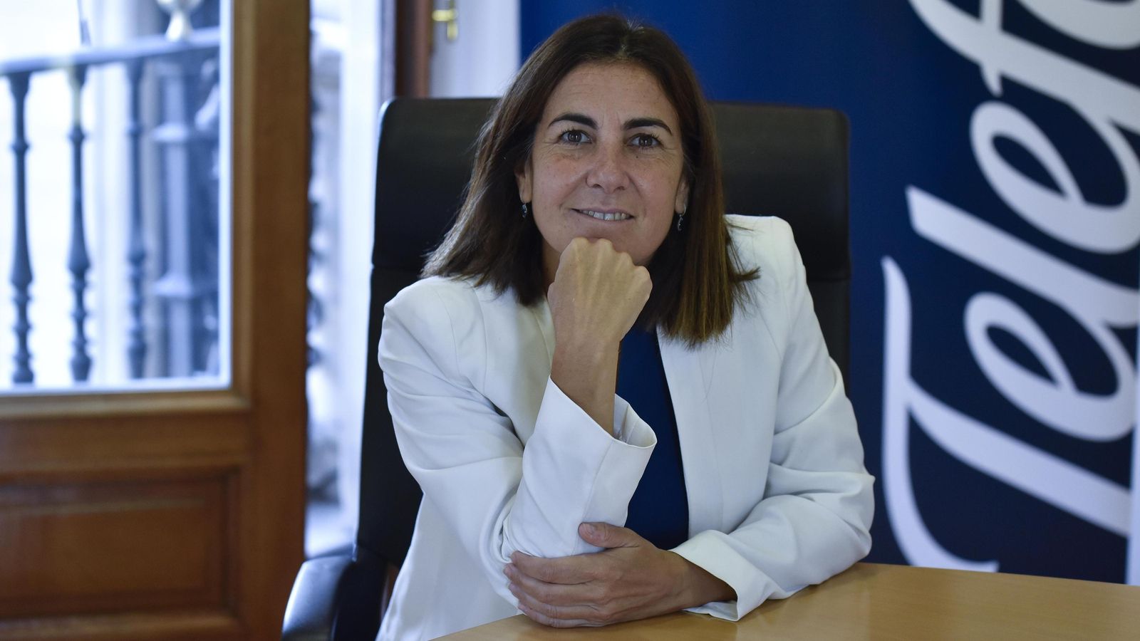 María Jesús Almazor posa para la entrevista.