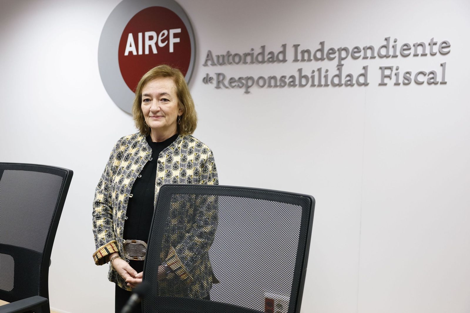 La presidenta saliente de la AIReF, Cristina Herrero, que termina este martes su mandato.