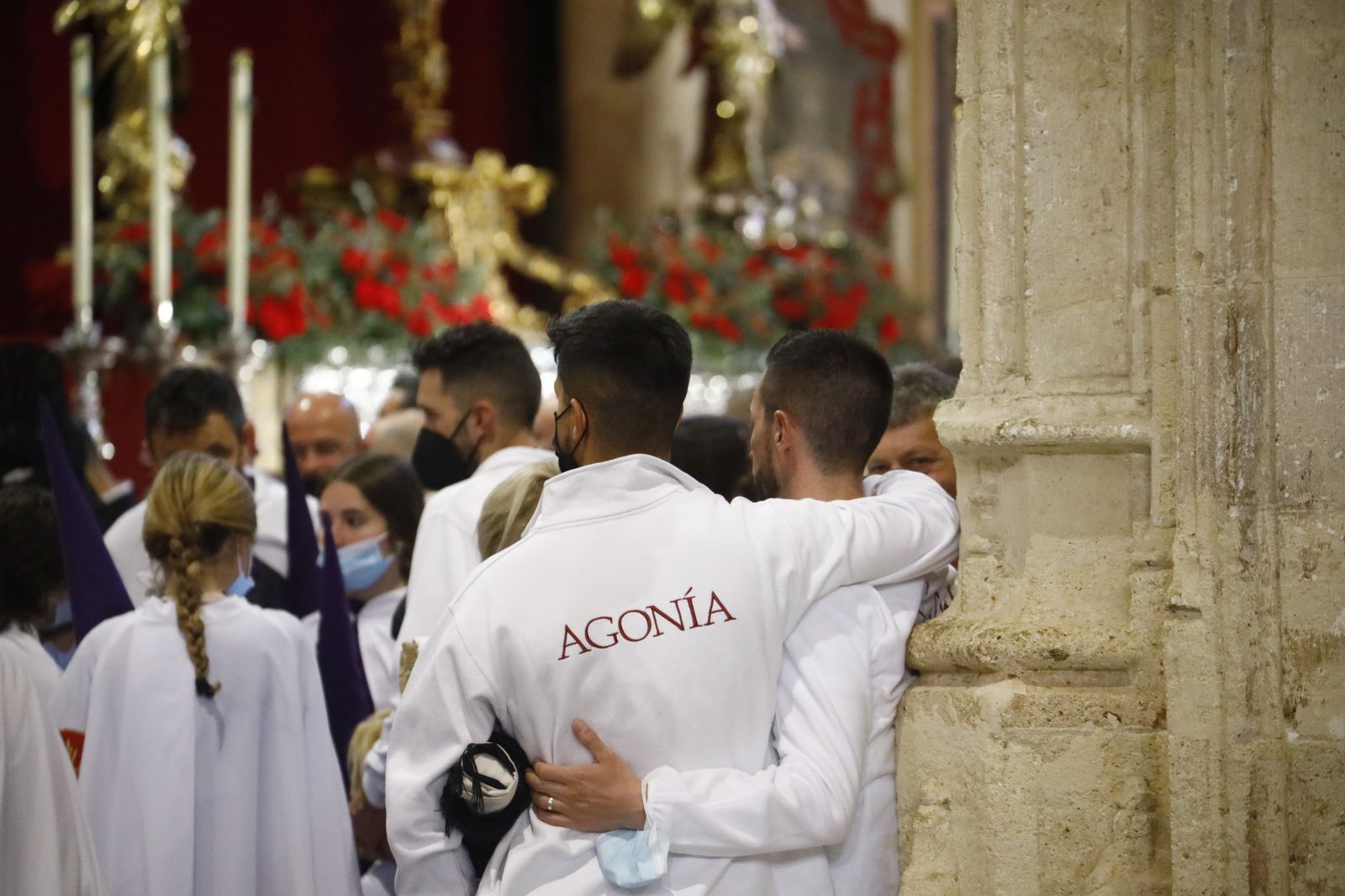 La hermandad de La Agonía de Córdoba suspende su procesión del Martes Santo, en imágenes