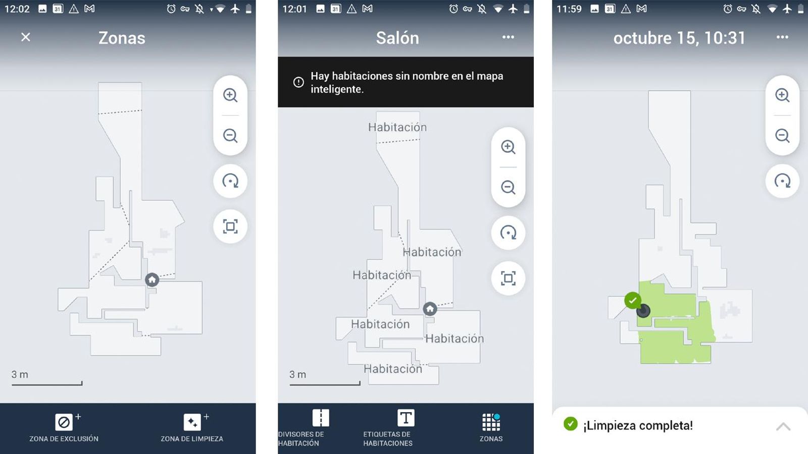Aplicación de iRobot para la Roomba j7+