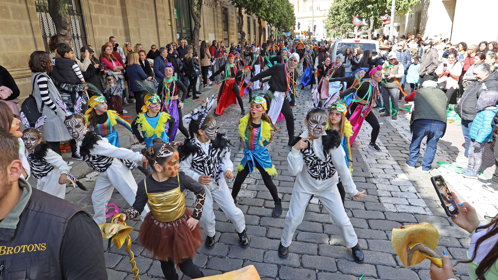 Pasacalles por el Carnaval en Jerez