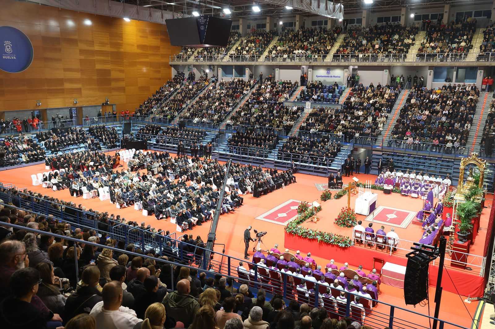 Fotografías de la misa funeral por las víctimas del accidente de tren en Adamuz