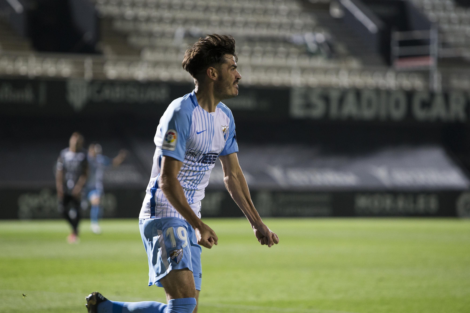 Jozabed celebra un gol en Cartagena.