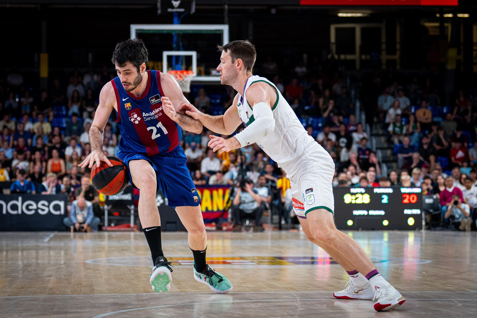 El Barcelona - Unicaja de ACB, en fotos