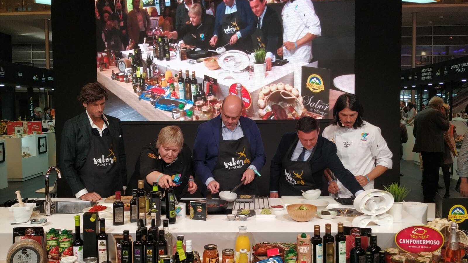 Showcooking en Salón Gourmets con Javier A. García y Feliciano López