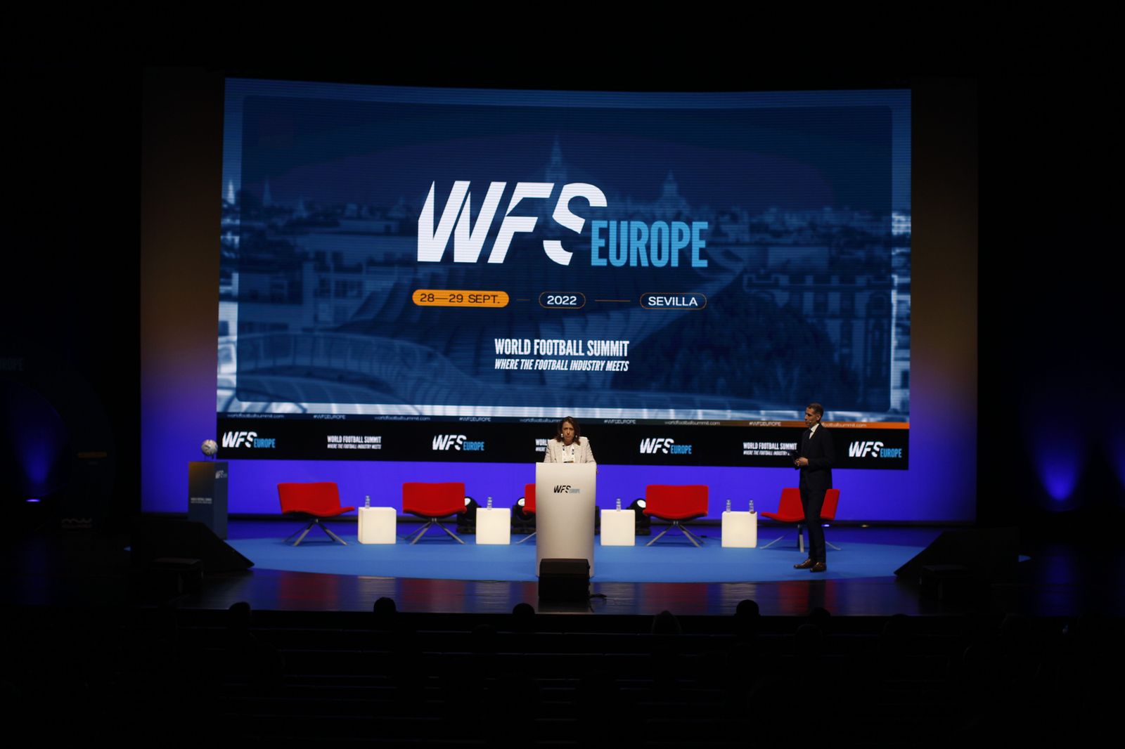 Una imagen de la anterior edición del World Football Summit en Sevilla.