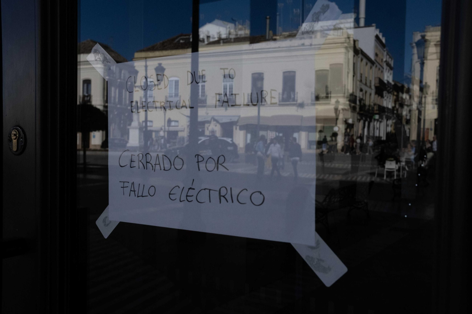 Apagón en Ronda, en imágenes