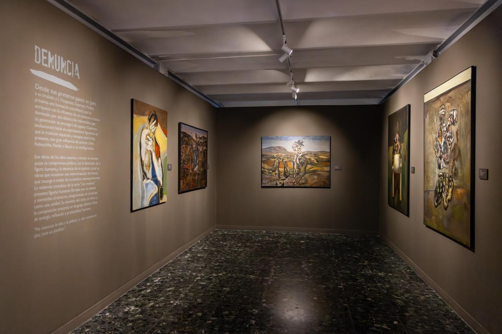 Memoria y denuncia: la exposición que recorre la obra de Guerrero Medina en Jaén, en imágenes