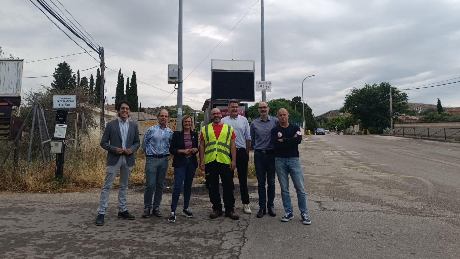 Visita al Puente Tablas para la reactivación del sistema de alerta temprana.