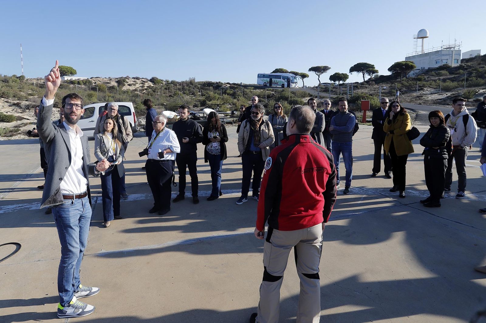 Imágenes del ensayo del demostrador Auto´Mate en el INTA, Huelva