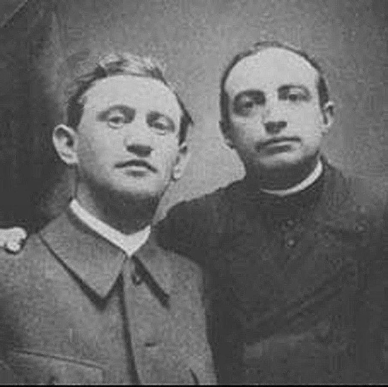 El abate Breuil acompañado de Hugo Obermaier. El abate Breuil acompañado de Hugo Obermaier.