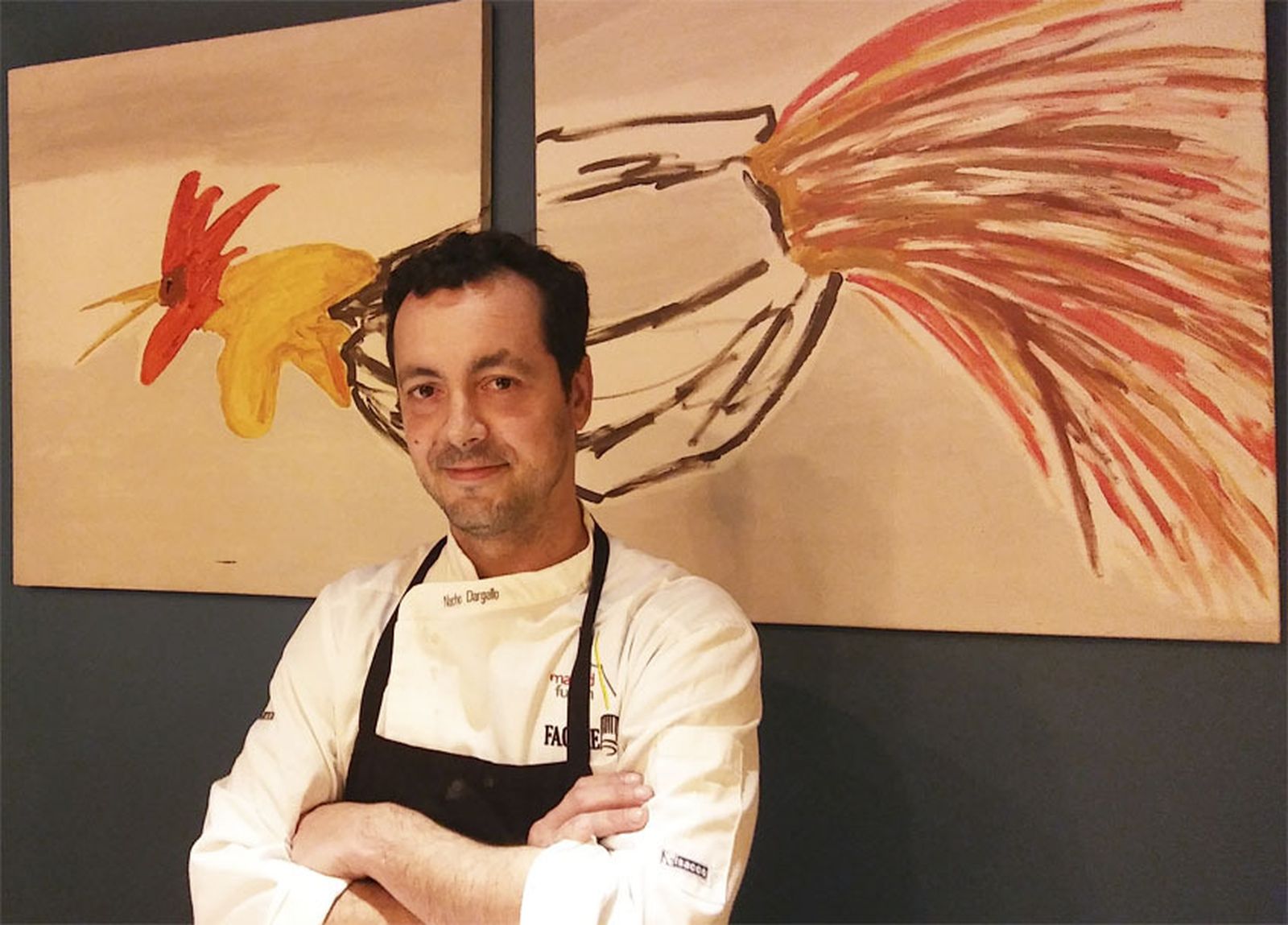 El cocinero Nacho Dargallo de El Gallinero de Sandra