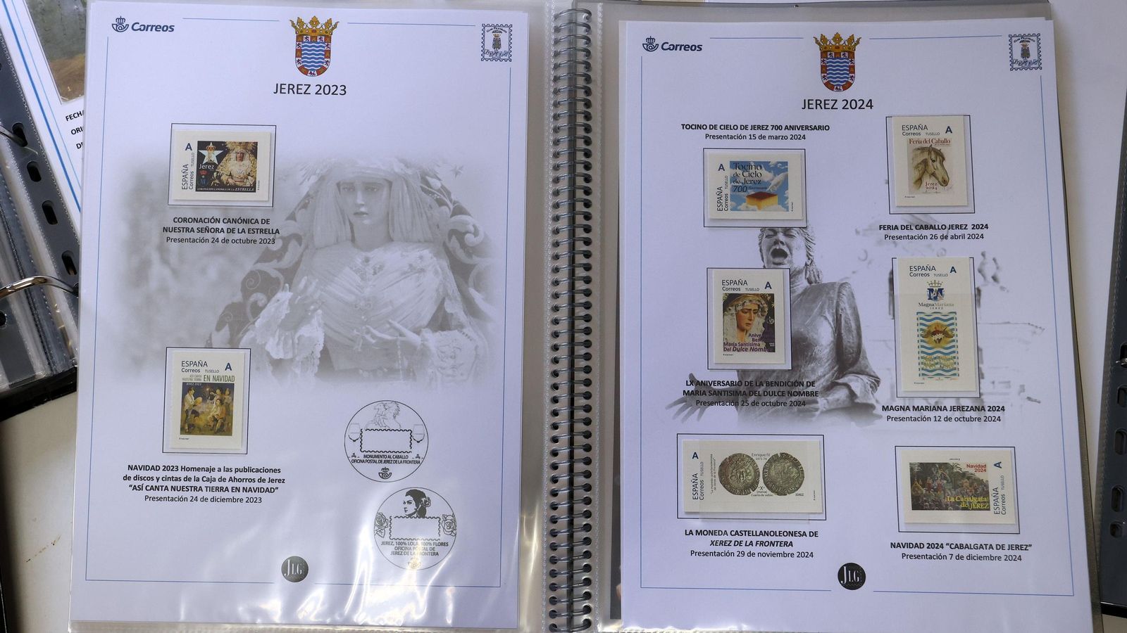 Algunos de los sellos propios que ha realizado el club sobre Jerez.