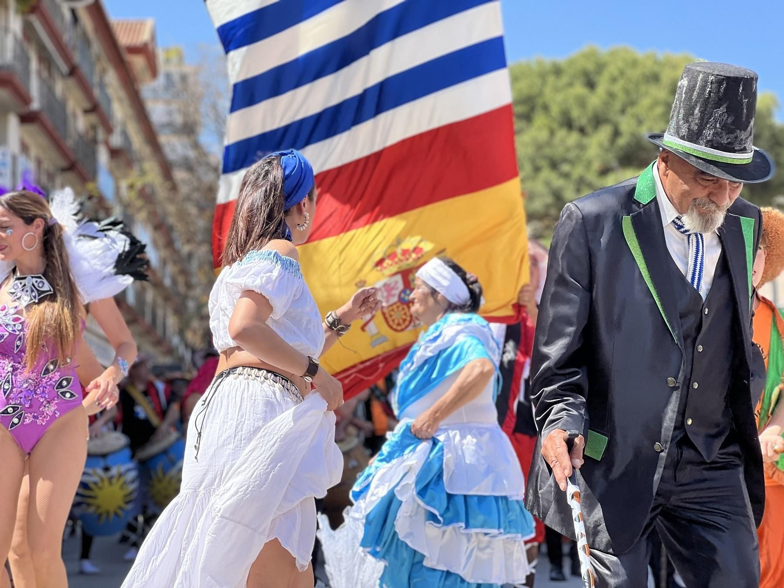 El pasacalles de la Feria Internacional de los Países en una imagen de archivo. El pasacalles de la Feria Internacional de los Países en una imagen de archivo.