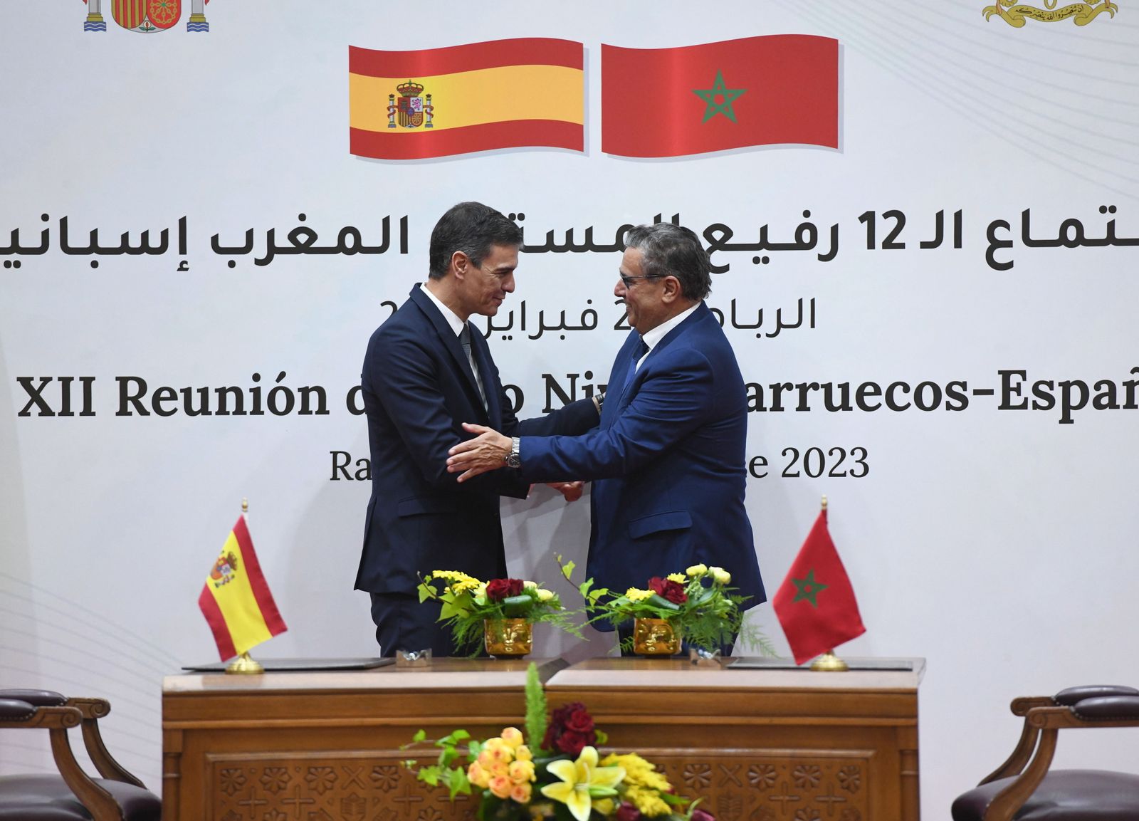 Imagen de la cumbre hispano-marroquí celebrada ayer