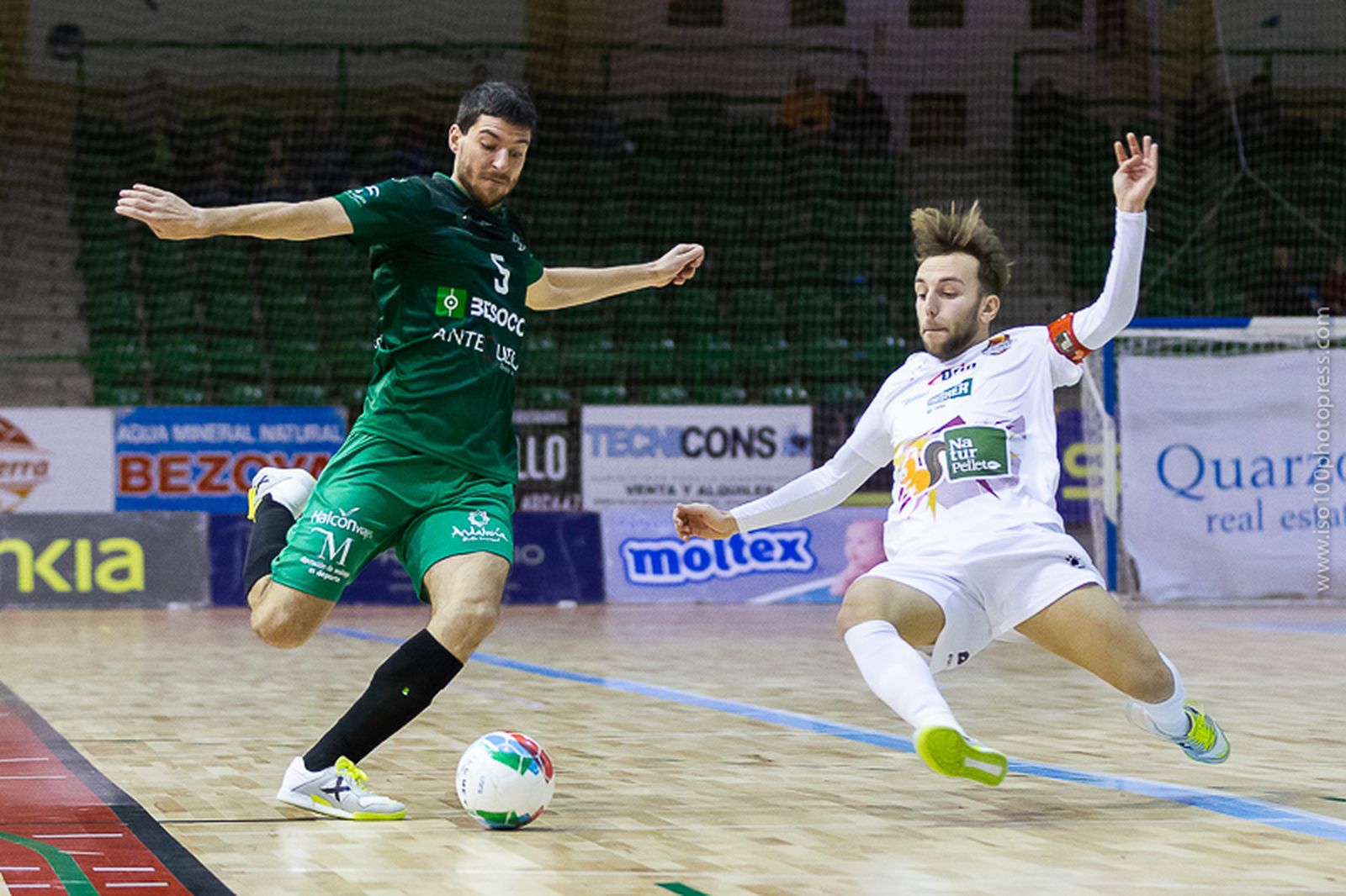 Miguel Conde, en el partido de la primera vuelta.