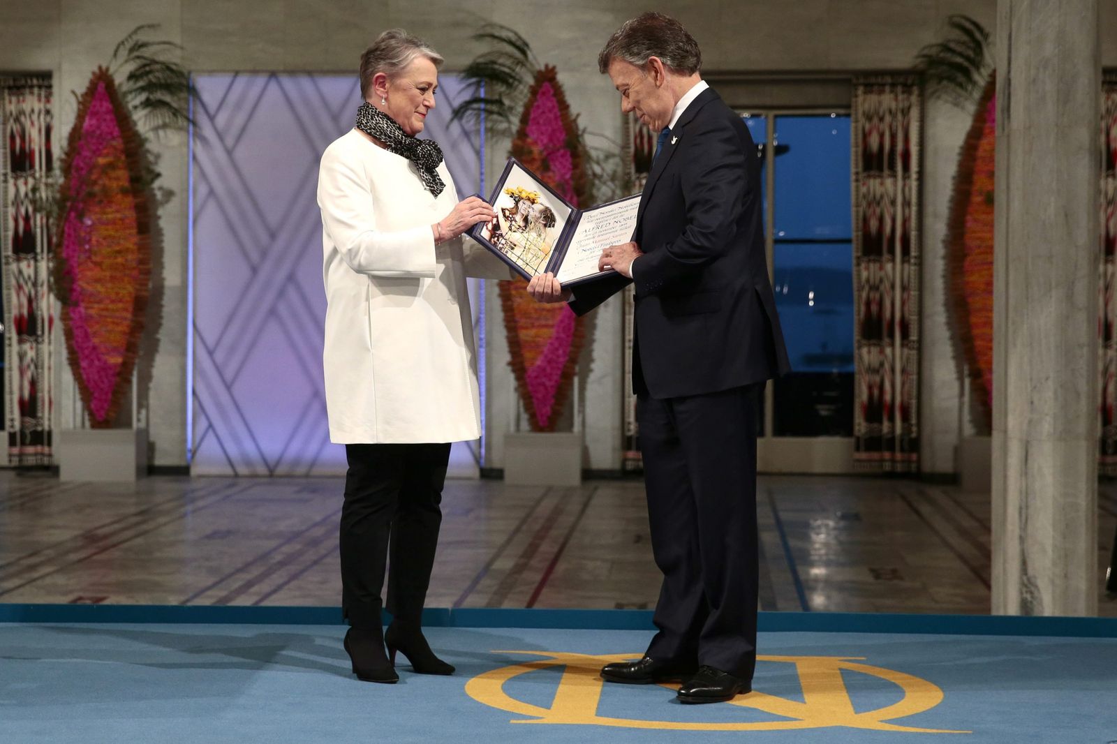 La ceremonia de entrega de los premios Nobel