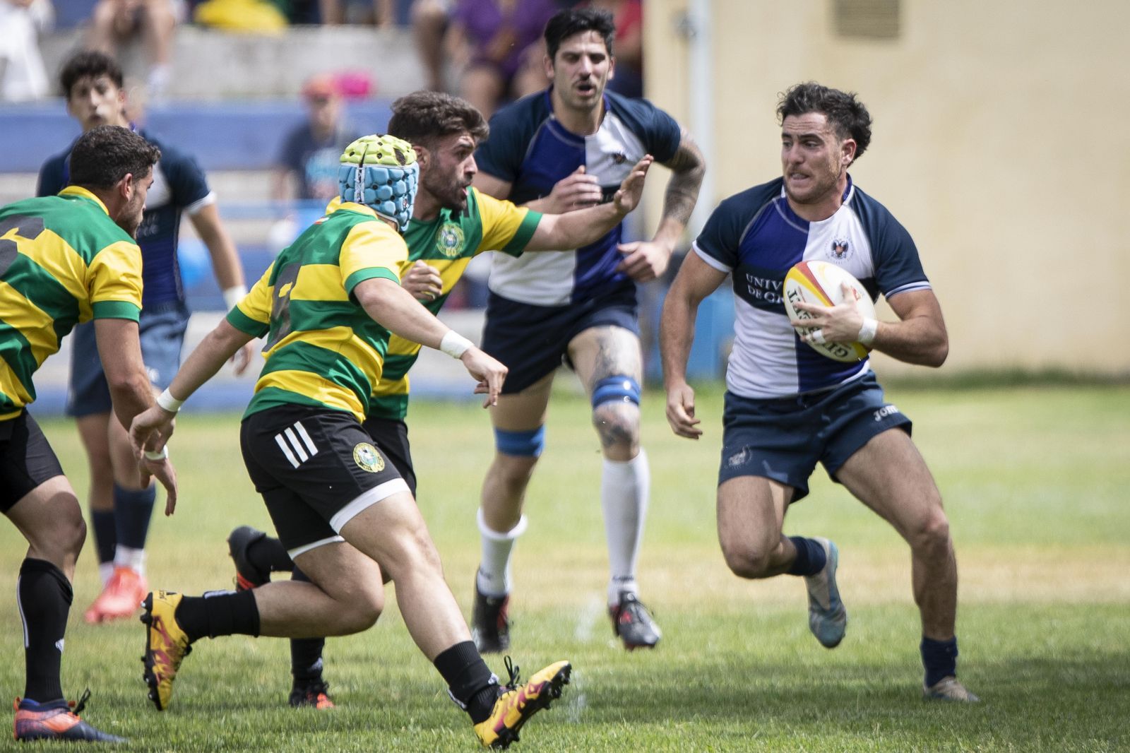 Las mejores fotos del partido del ascenso a División de Honor B de rugby entre Universidad de Granada y Portuense