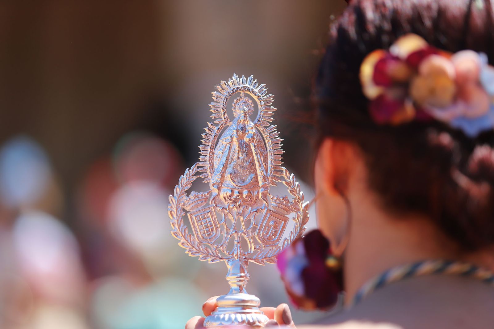 Imágenes de la presentación de las hermandades filiales ante la Virgen de Montemayor