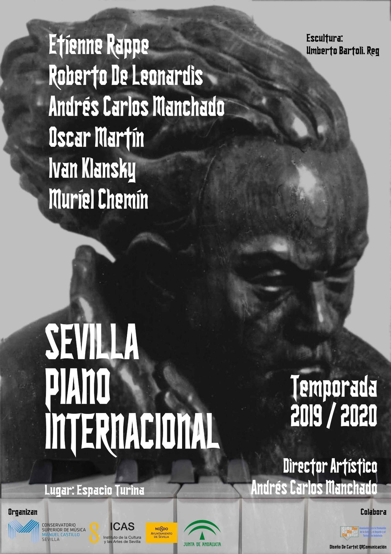 El cartel que anuncia el I Ciclo Sevilla Piano Internacional.