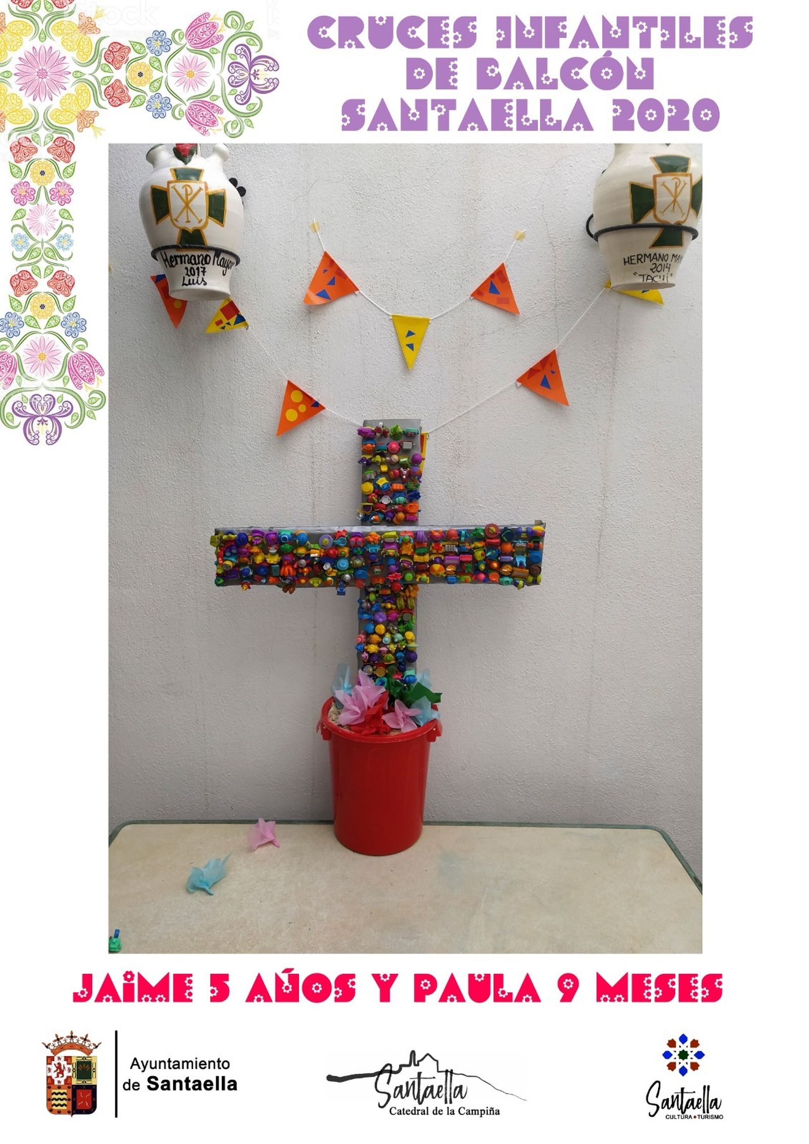 Así son las Cruces de Mayo de los niños de Santaella