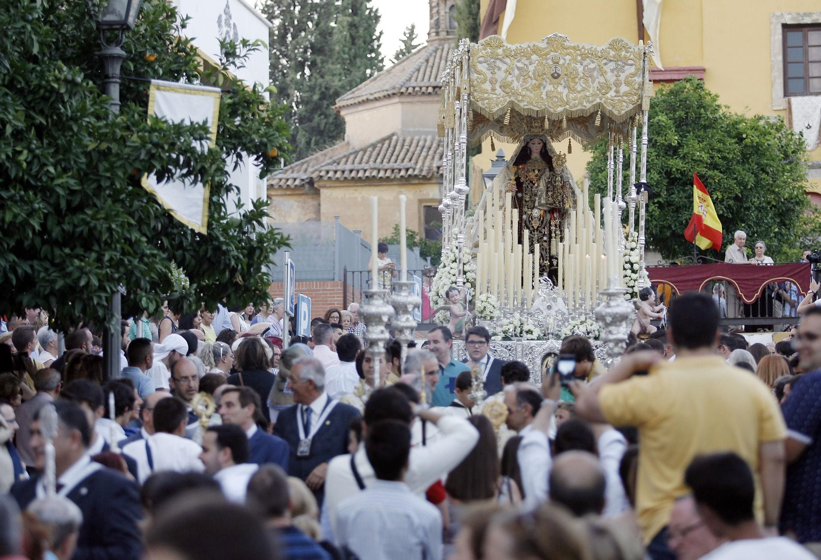 Procesión del Carmen el año pasado en San Cayetano.