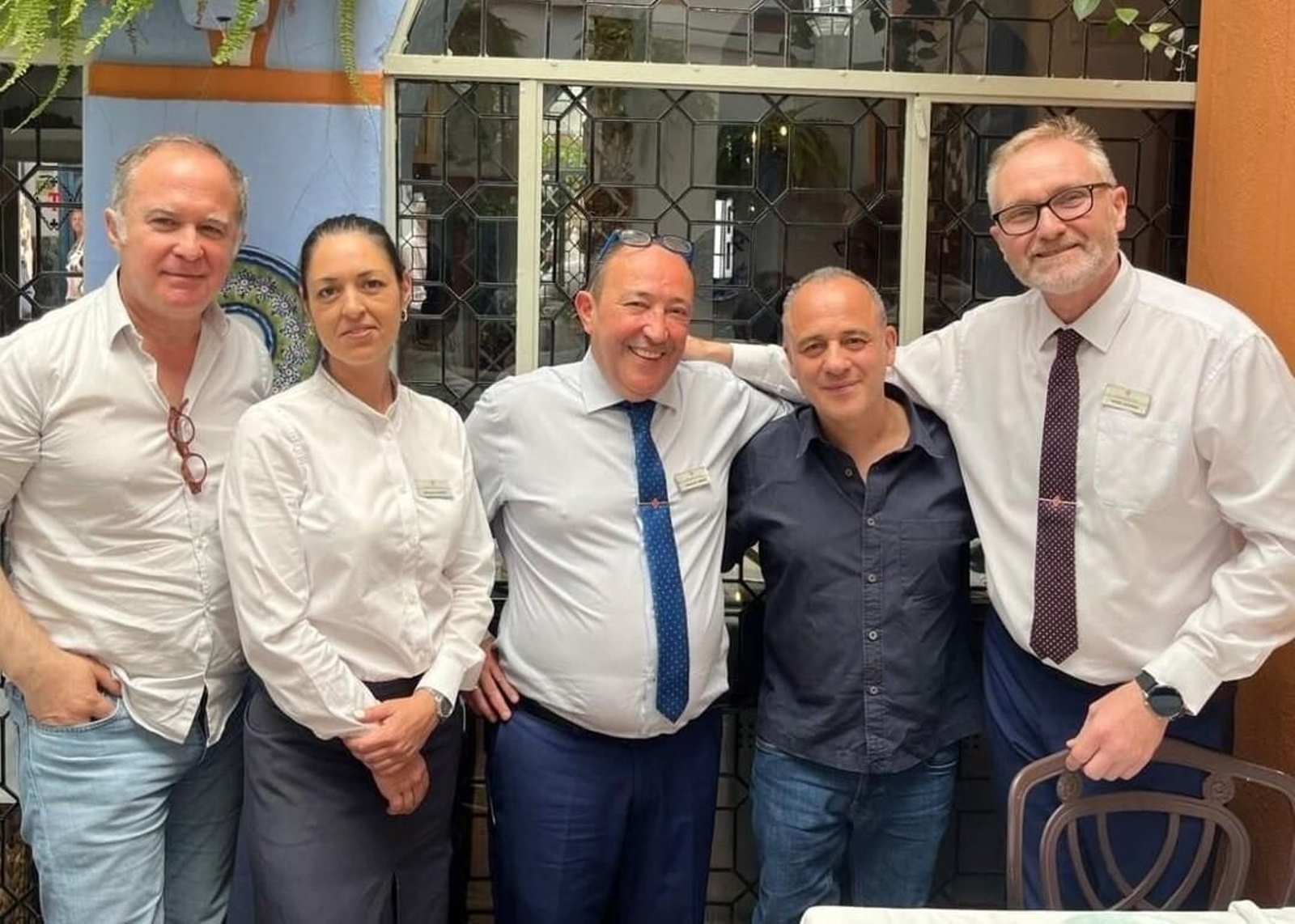 Luis Bermejo y Javier Gutiérrez, en Casa Pepe de la Judería