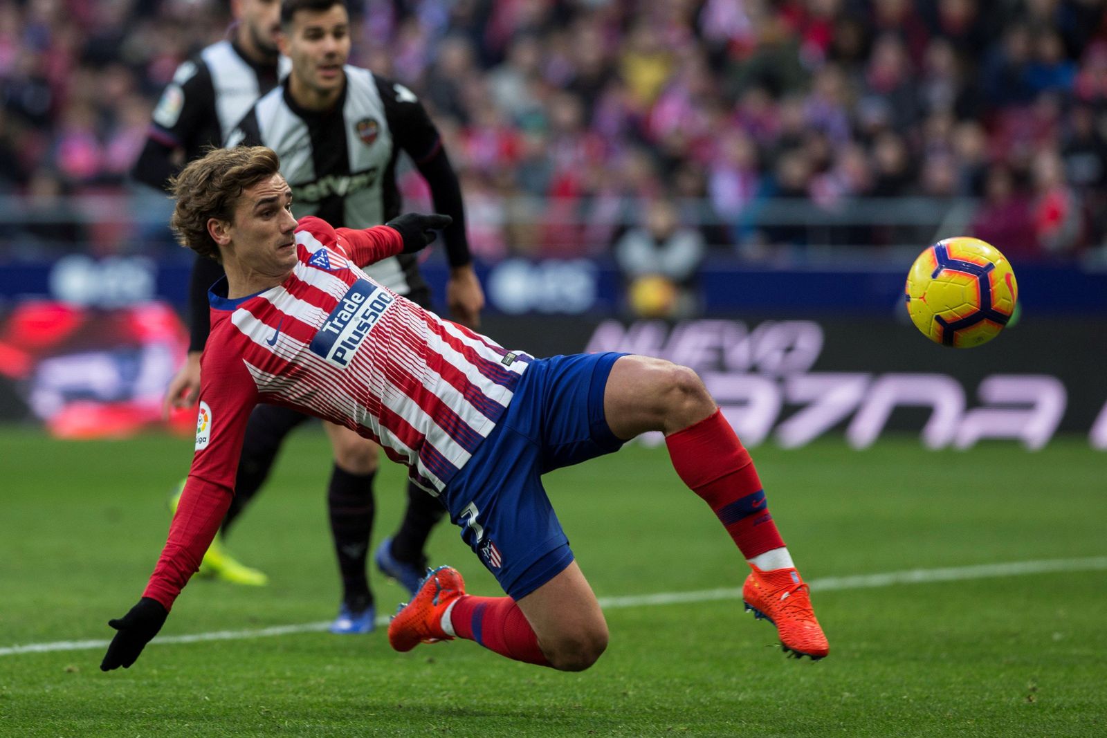 El Atlético de Madrid-Levante, en imágenes