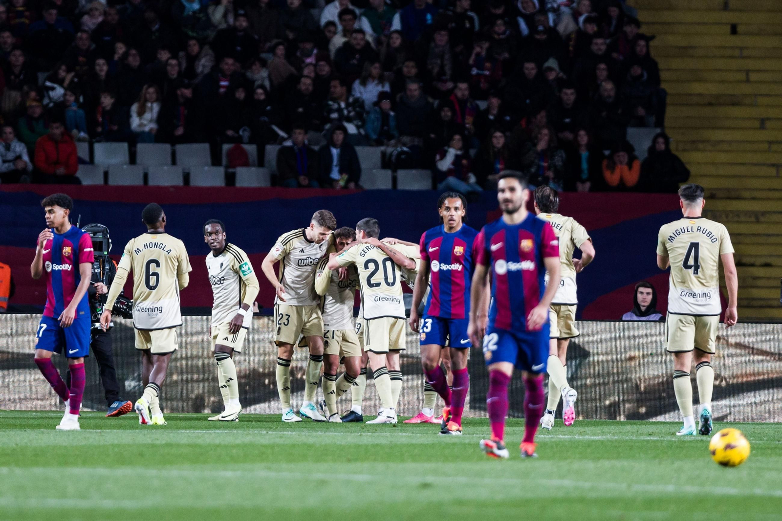 El Granada consigue empatar ante el FC Barcelona en su campo, en su primera visita a Montjuïc