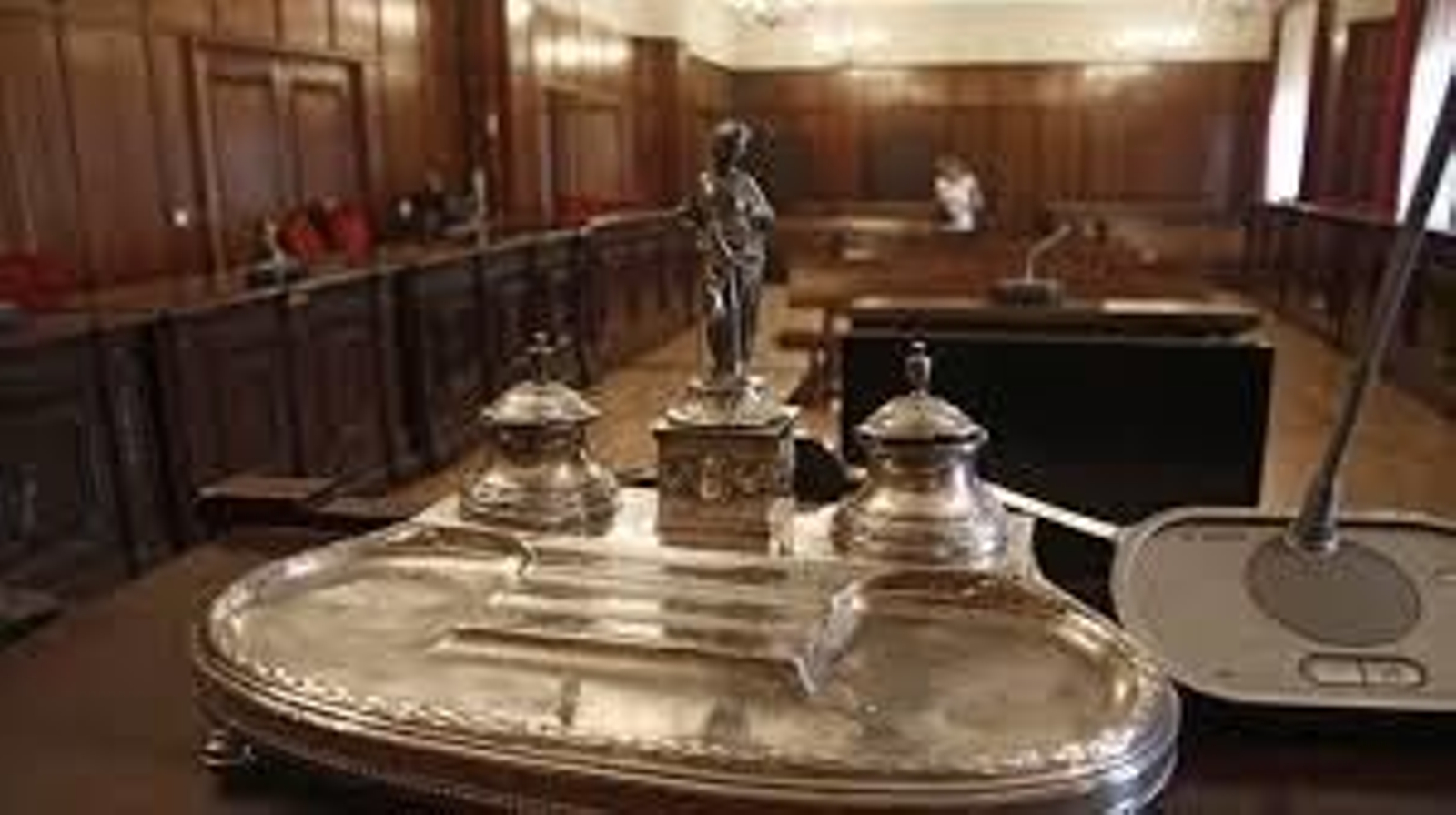 Sala de vistas de la Sección Primera de la Audiencia