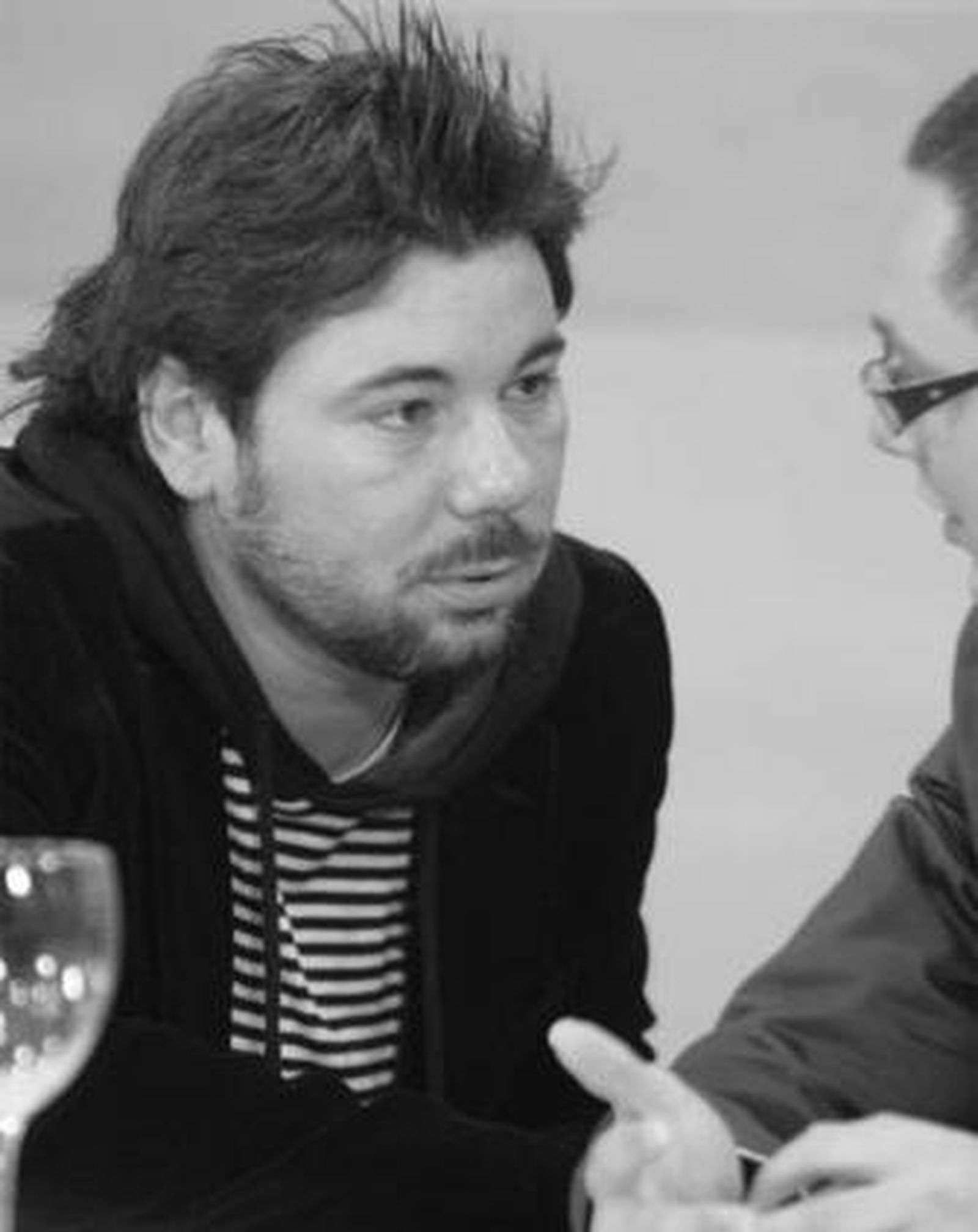 Miguel Poveda, en un momento de su intervención.