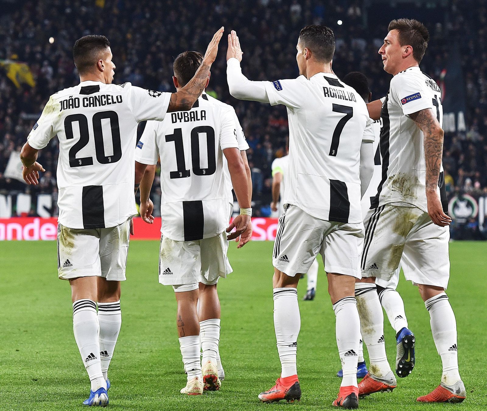 Las imágenes del Juventus-Valencia