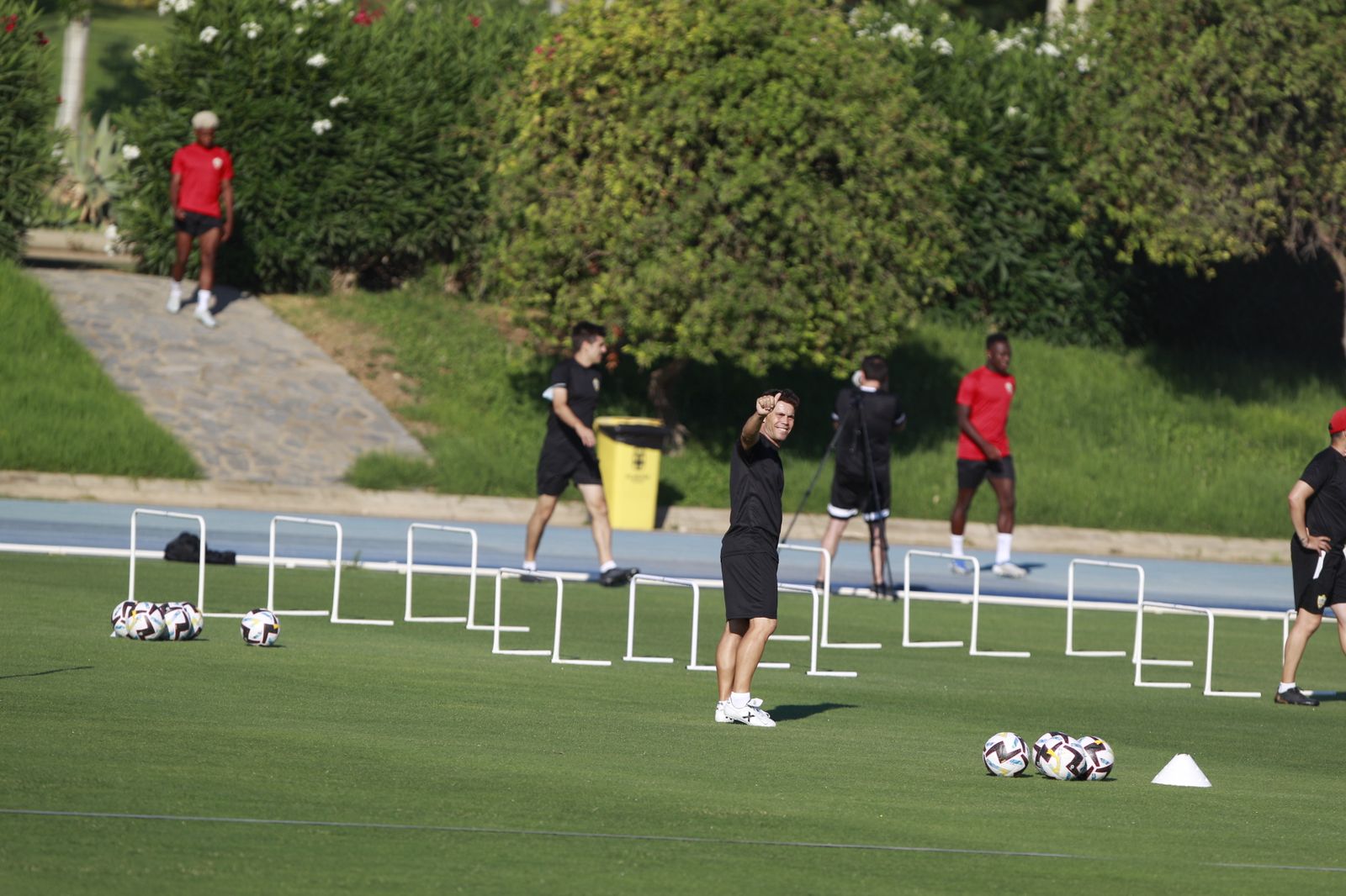 Imágenes del primer entramiento de la U.D. Almería en la Liga Santander, temporada 2022-2023