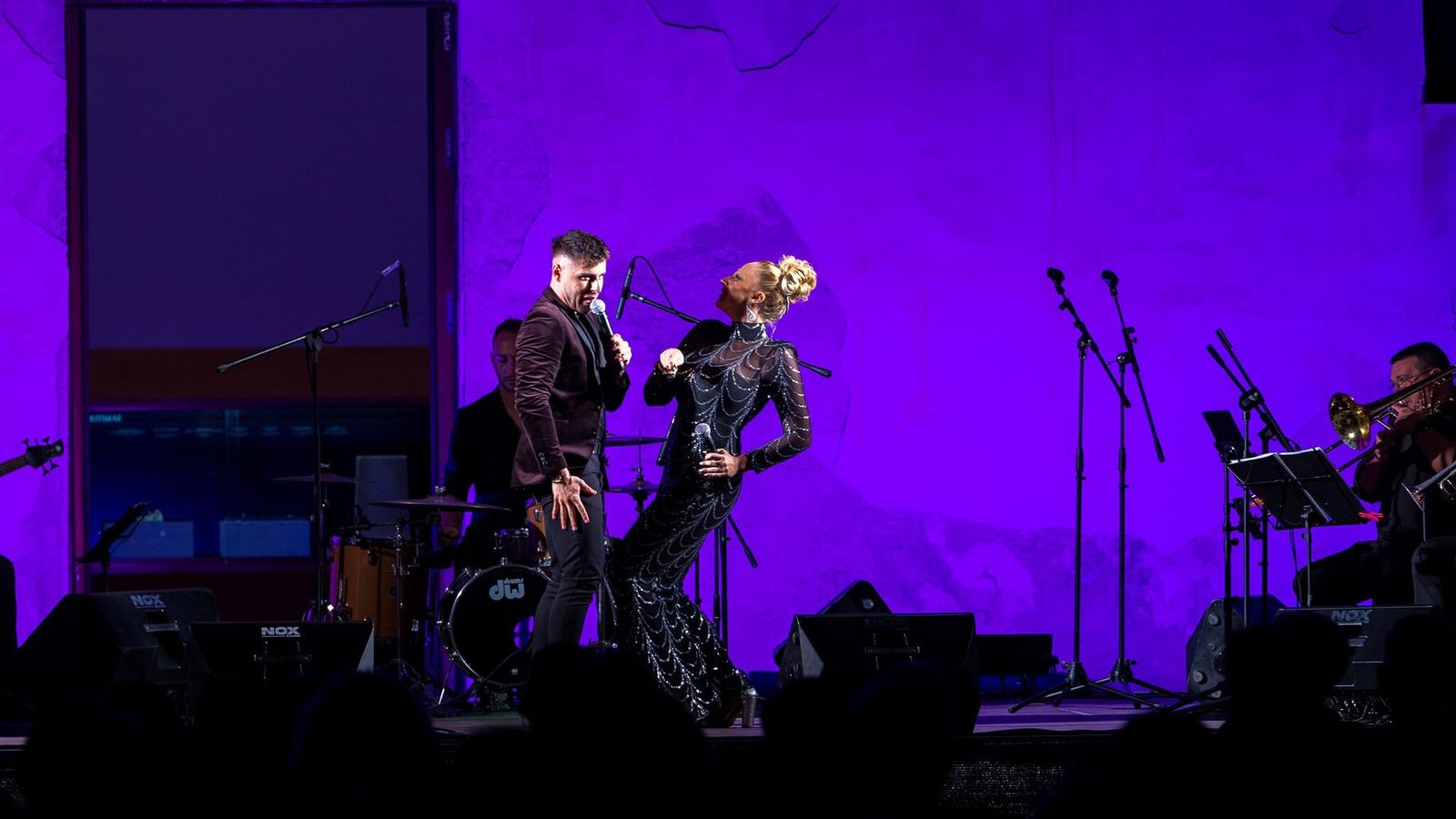 María de los Ángeles Marín y David Roldán ponen música a la Semana del Mayor en San Fernando