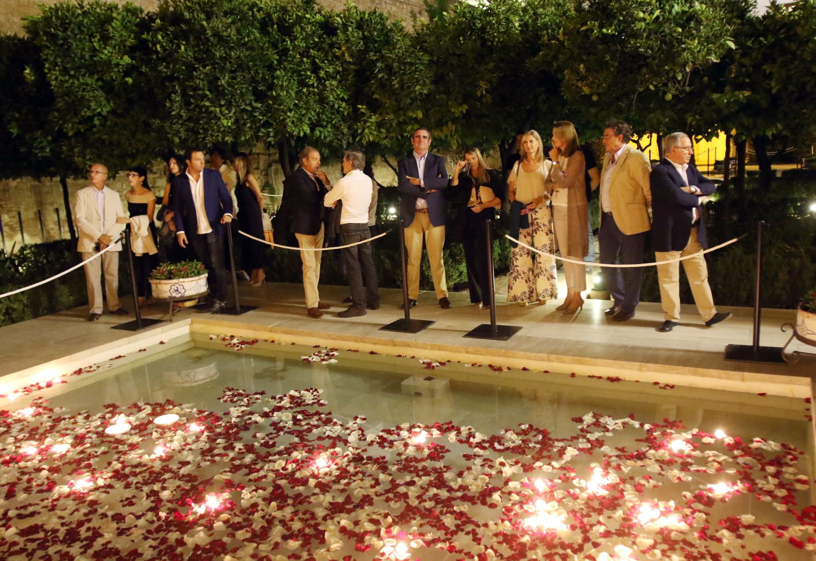 Espectáculo de luz y sonido en el Alcázar de los Reyes Cristianos.