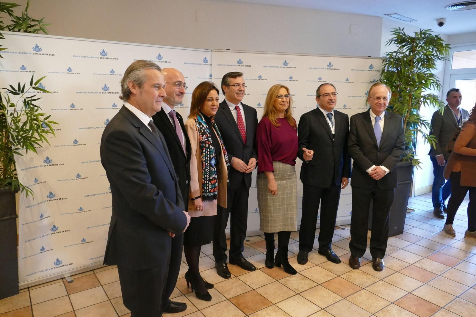 Las autoridades, en la inauguración del congreso.