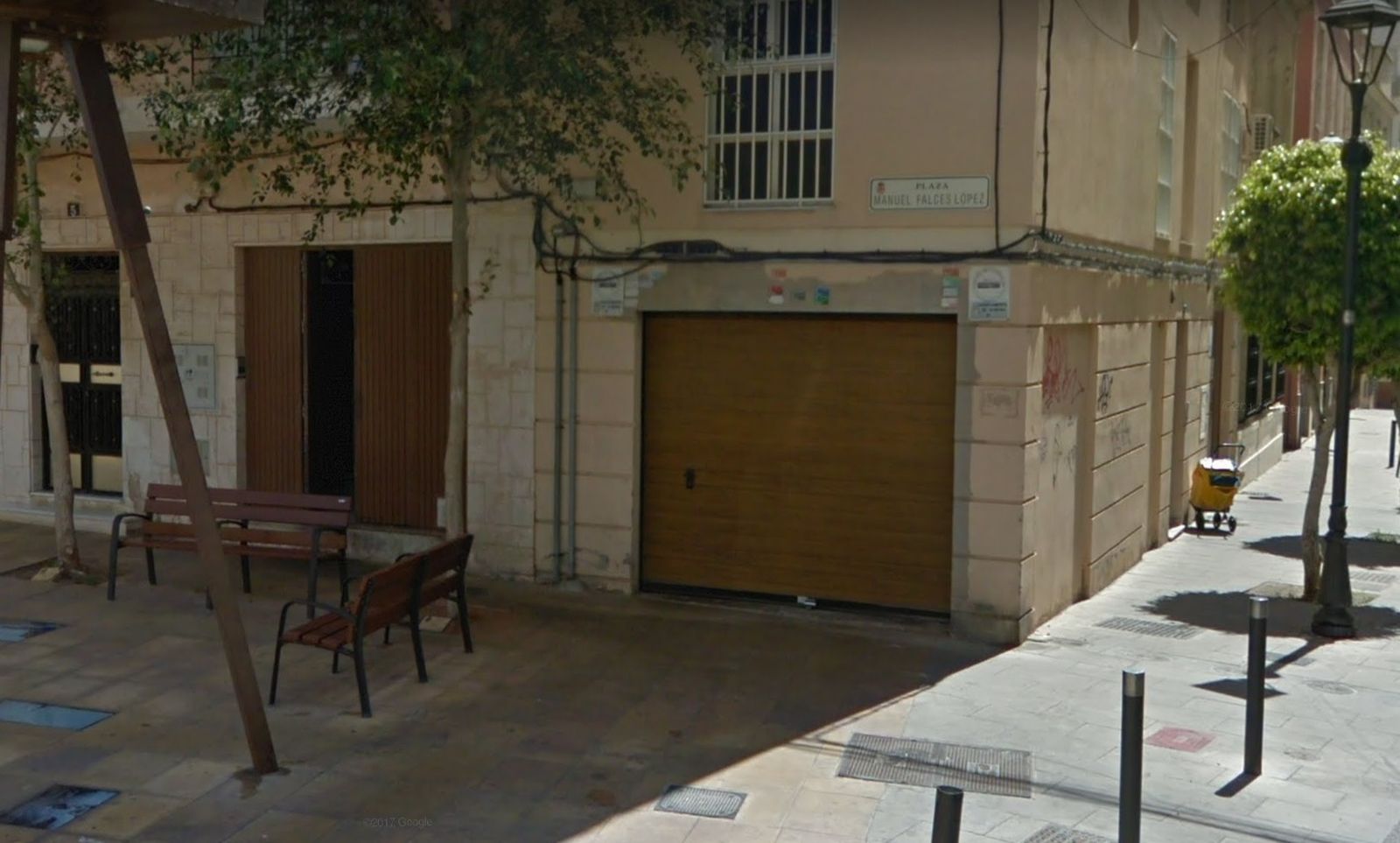 Zona del centro histórico de Almería donde tuvieron lugar los hechos.