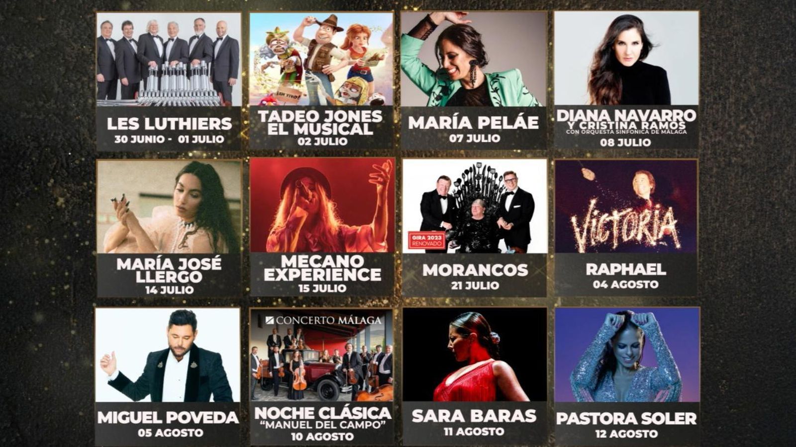 El cartel del 62 Festival de Música de la Cueva de Nerja.