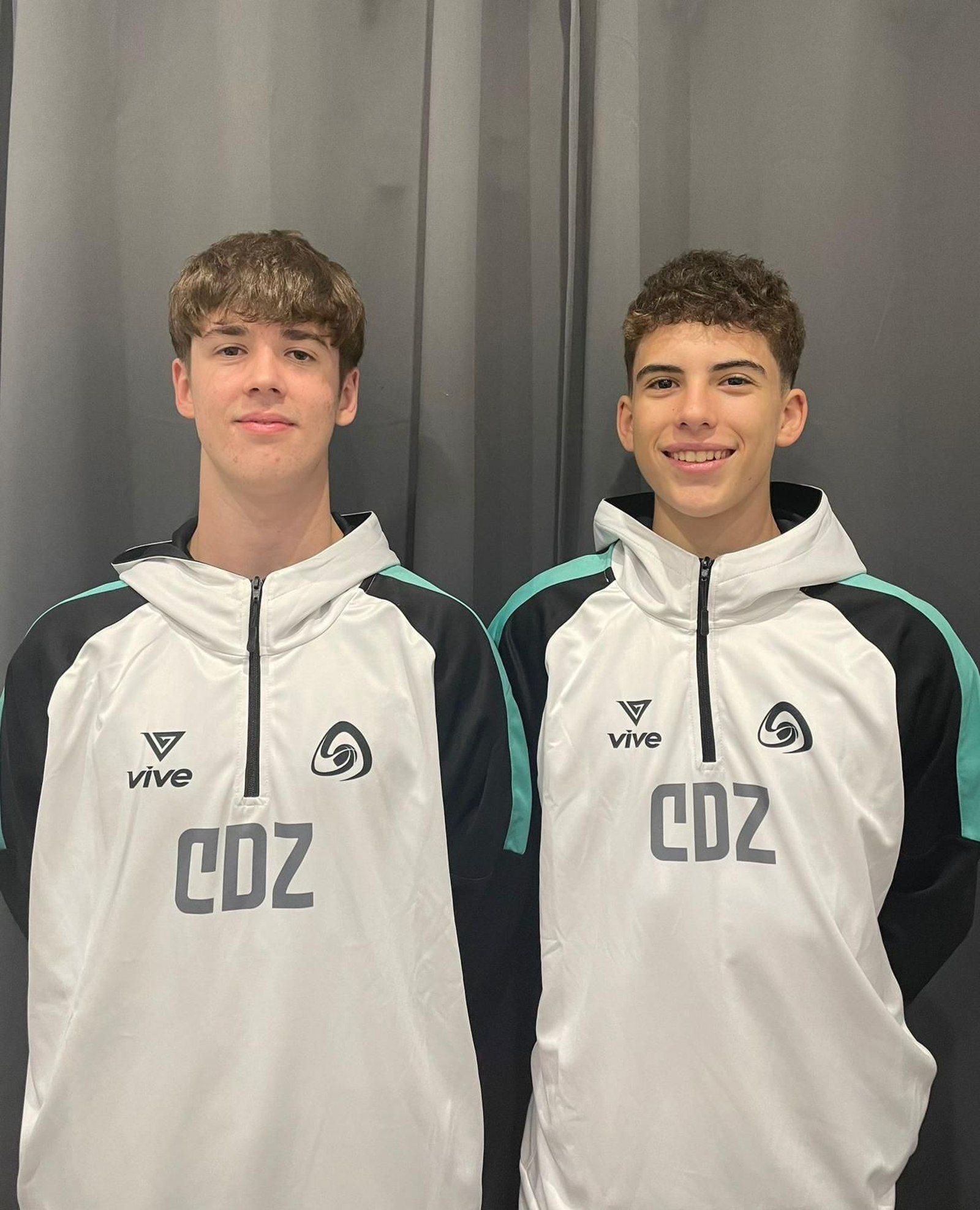 Rodrigo Hidalgo y Álex Caballero, con la selección gaditana